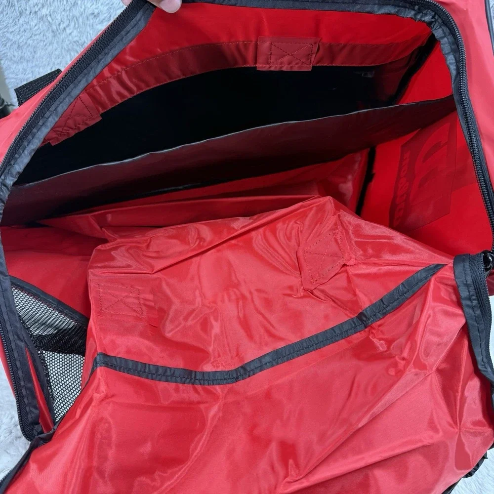 Vintage 90's Wilson   Tennis Duffle Gym Sports Bag Spell‎ Out  Red
